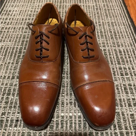 Men\'s Brown Leather Dress Shoes by Florsheim Sz 10 Shop Florsheim Brown Leather Shoes | The Suit Depot main image 3